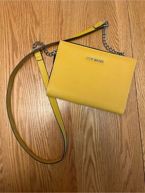 Steve Madden Bright Yellow Chain Strap Crossbody